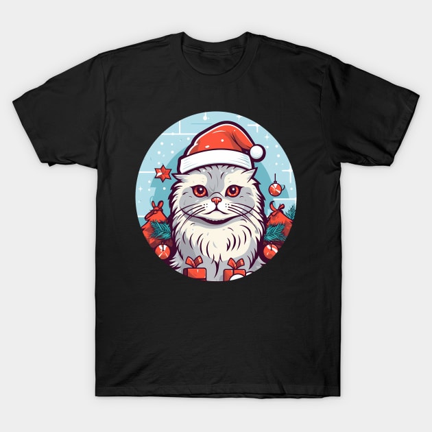 Siberian Cat Xmas, Love Cats T-Shirt by dukito